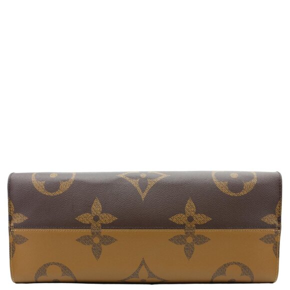 Louis Vuitton Onthego GM Giant Monogram Reverse Canvas Tote Bag - Picture 10 of 13